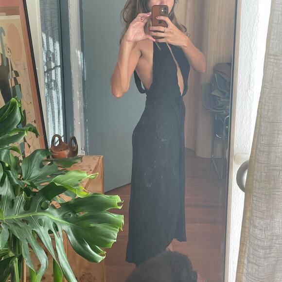 Reformation Chai Dress in Black (XS) - Picture 3 of 4